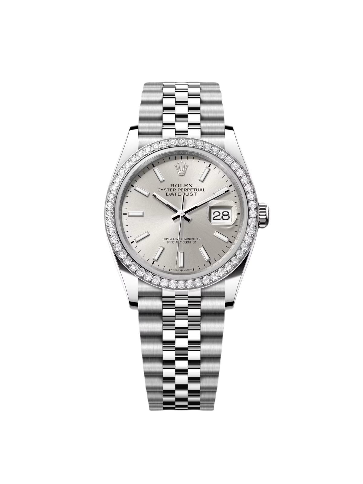 【Super Clone】ROLEX  Datejust 36mm 126284 Silver Dial  Watch