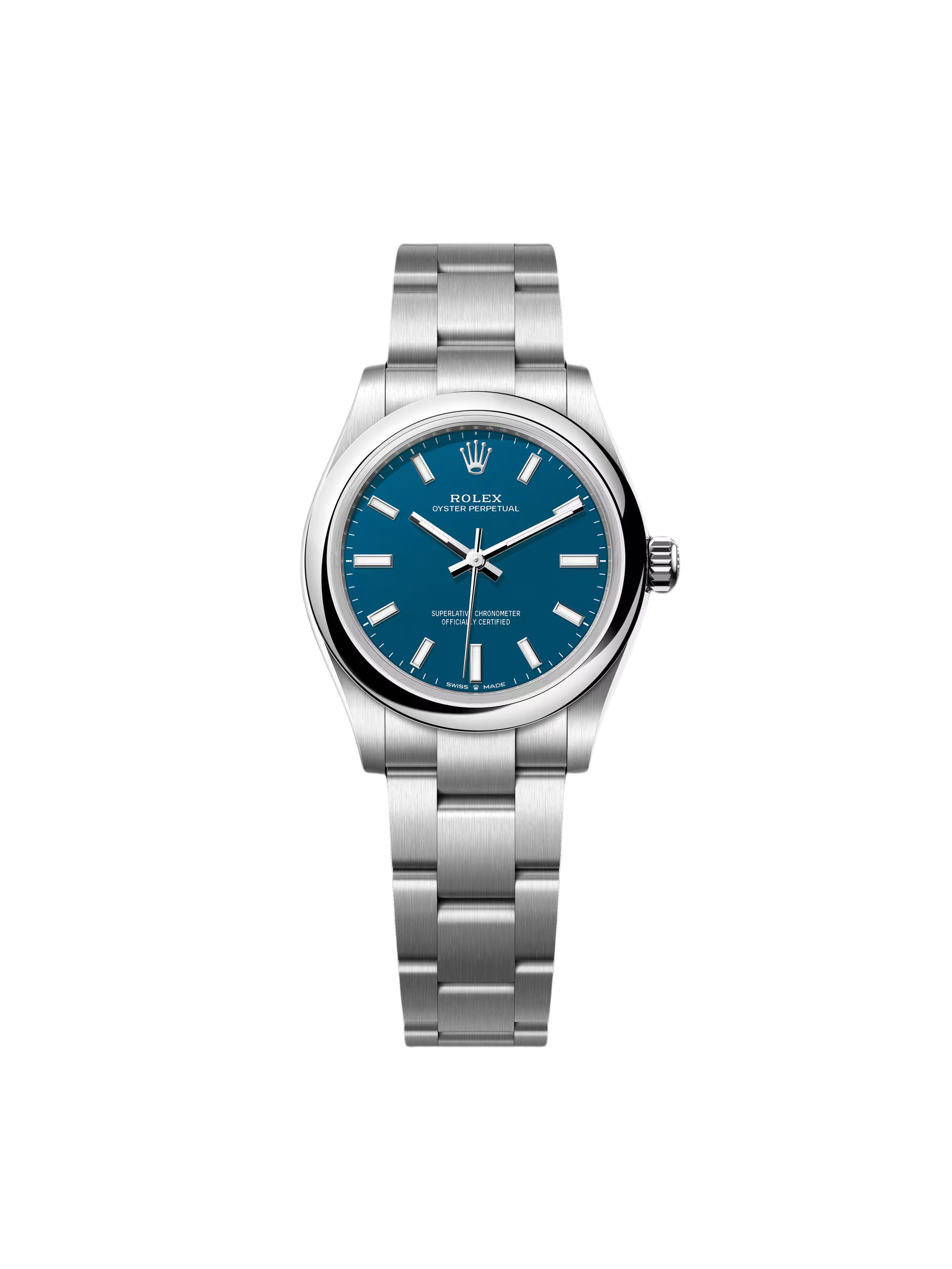 【Super Clone】ROLEX Oyster Perpetual 31mm 277200-0017 Blue Dial Oyster Bracelet Watch