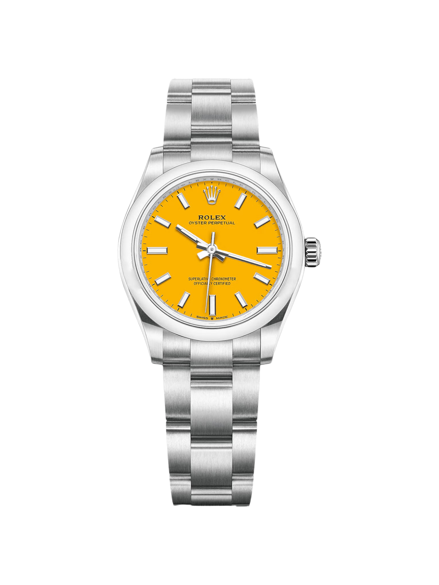 【Super Clone】ROLEX Oyster Perpetual 31mm 277200 Yellow Index
