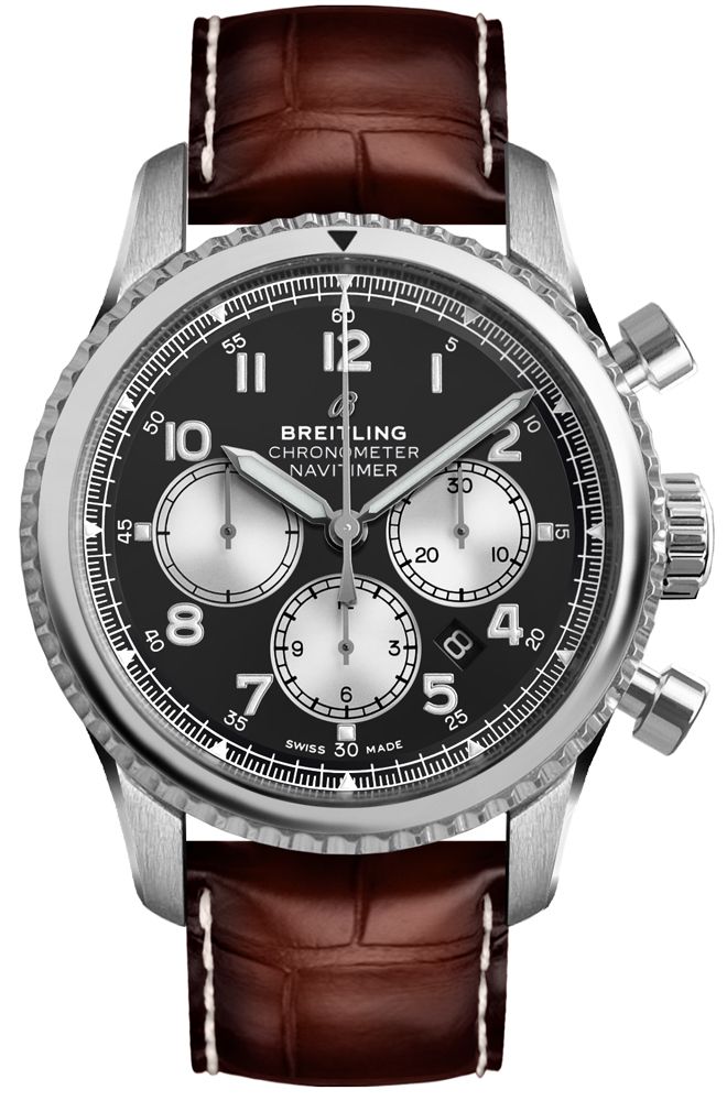 Navitimer 8 B01 Chronograph Brown Strap 43mm