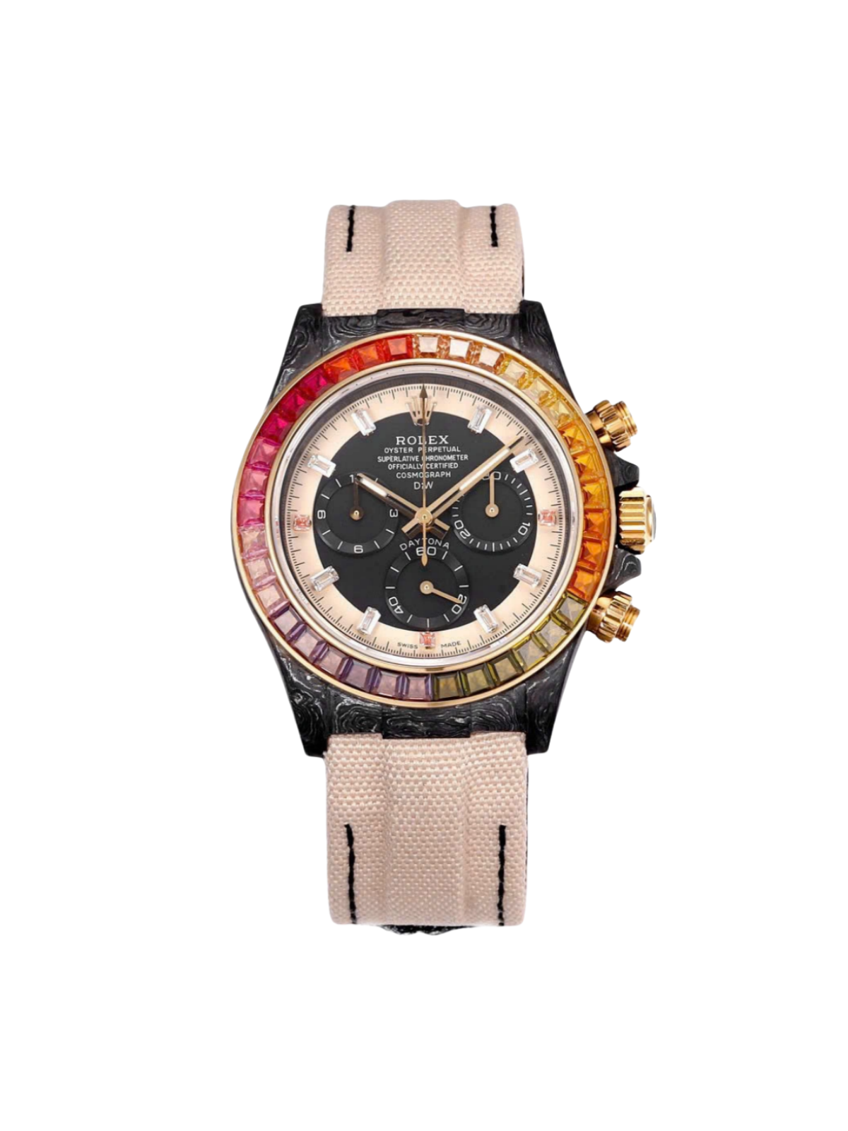 【Super Clone】ROLEX Cosmograph Daytona Rainbow 116595RBOW 40mm Replica 1:1 – Top Quality Version