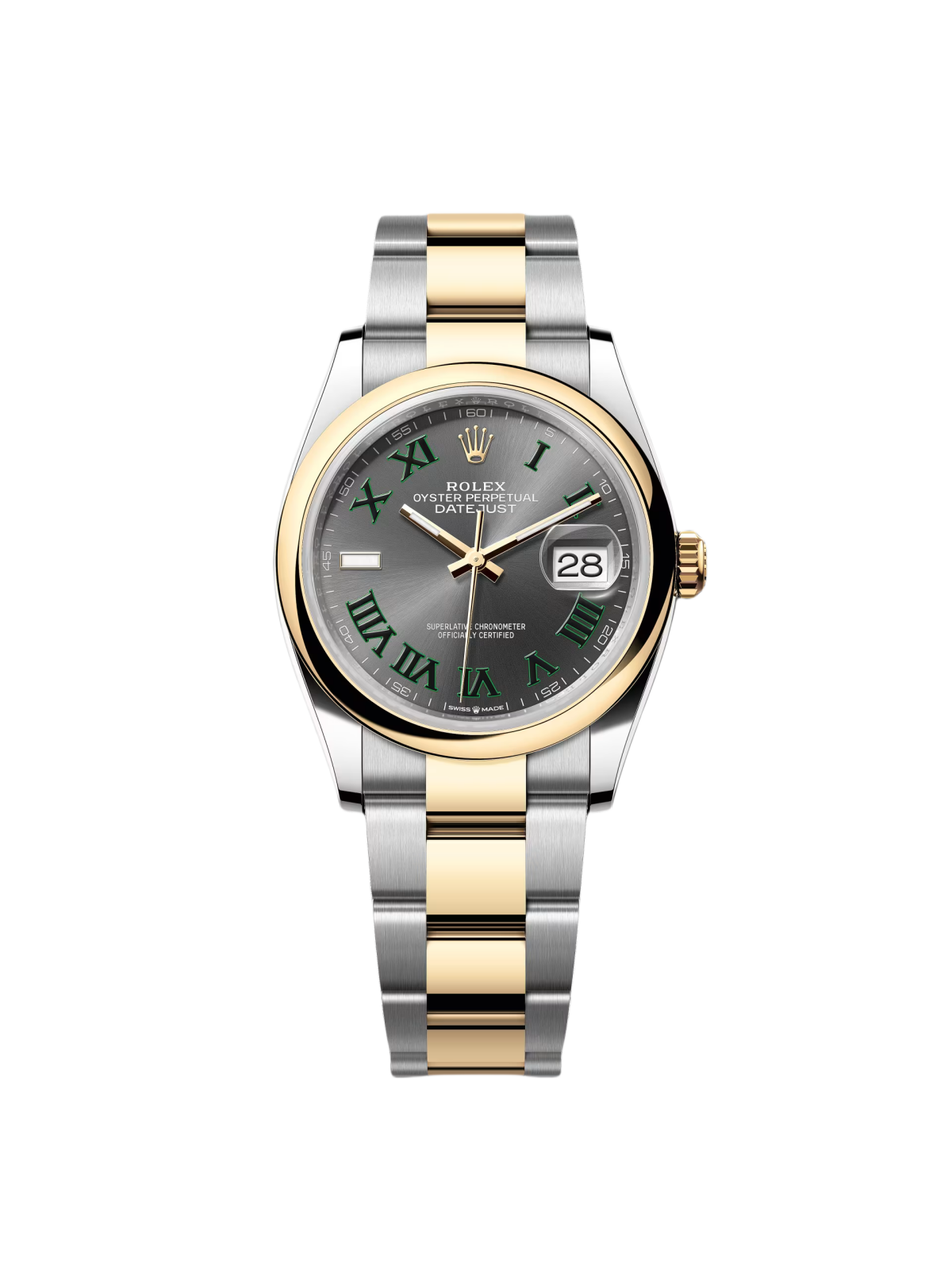 【Super Clone】ROLEX  Datejust 36mm 126203 Slate Dial 36mm Domed Bezel Oyster Bracelet