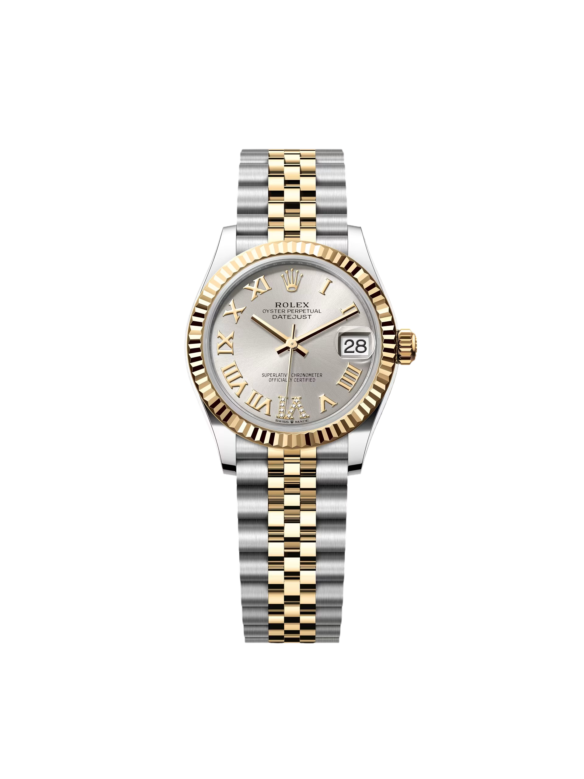 【Super Clone】ROLEX Datejust m278273-0003/0004 31mm Silver Dial Stainless Steel and Yellow Gold Oyster Watch