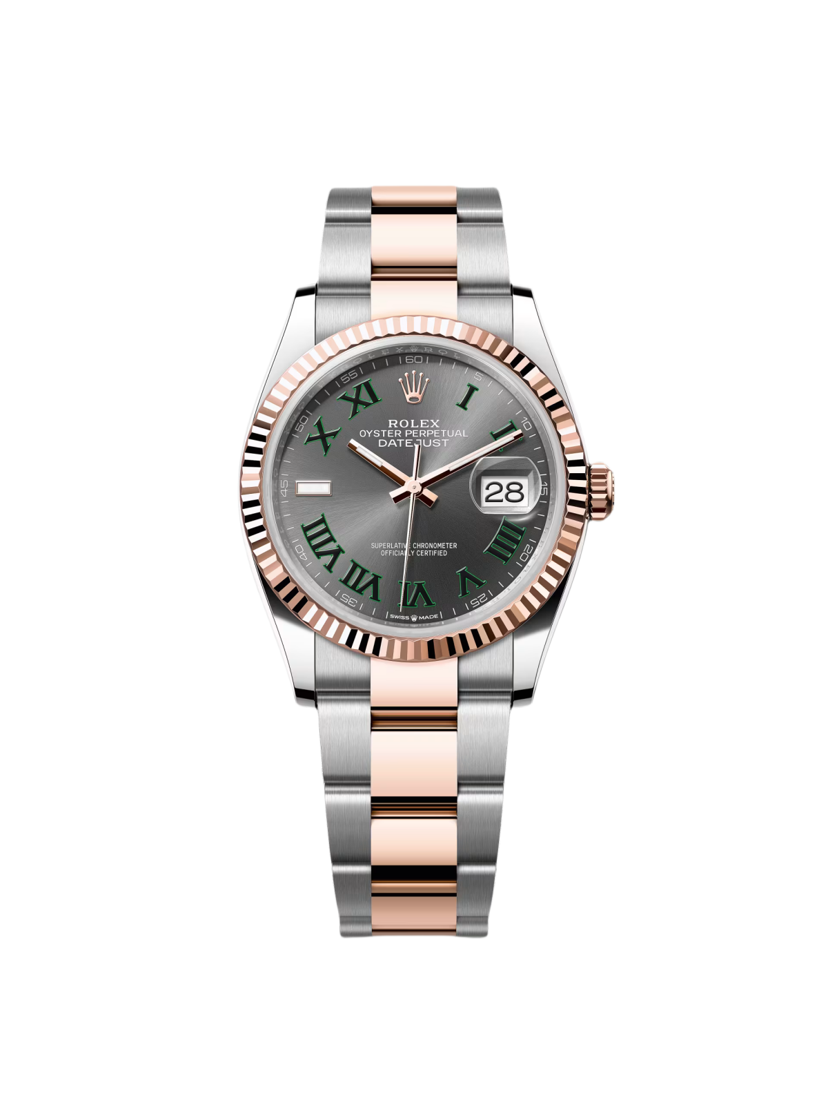 【Super Clone】ROLEX  Datejust 36mm 126231 Slate Dial Oyster Bracelet Watch