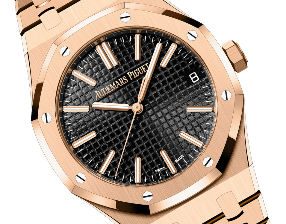 ROYAL OAK Pink Gold Black Dial 41mm