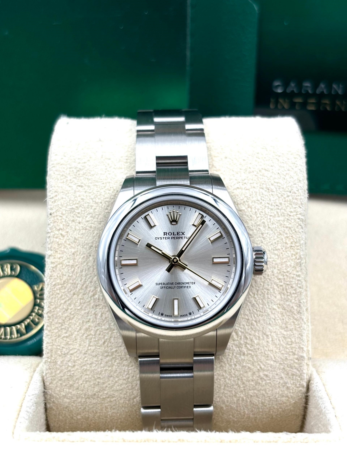 【Super Clone】ROLEX Oyster Perpetual 28mm 276200-0001 Silver Dial Oyster Bracelet Watch