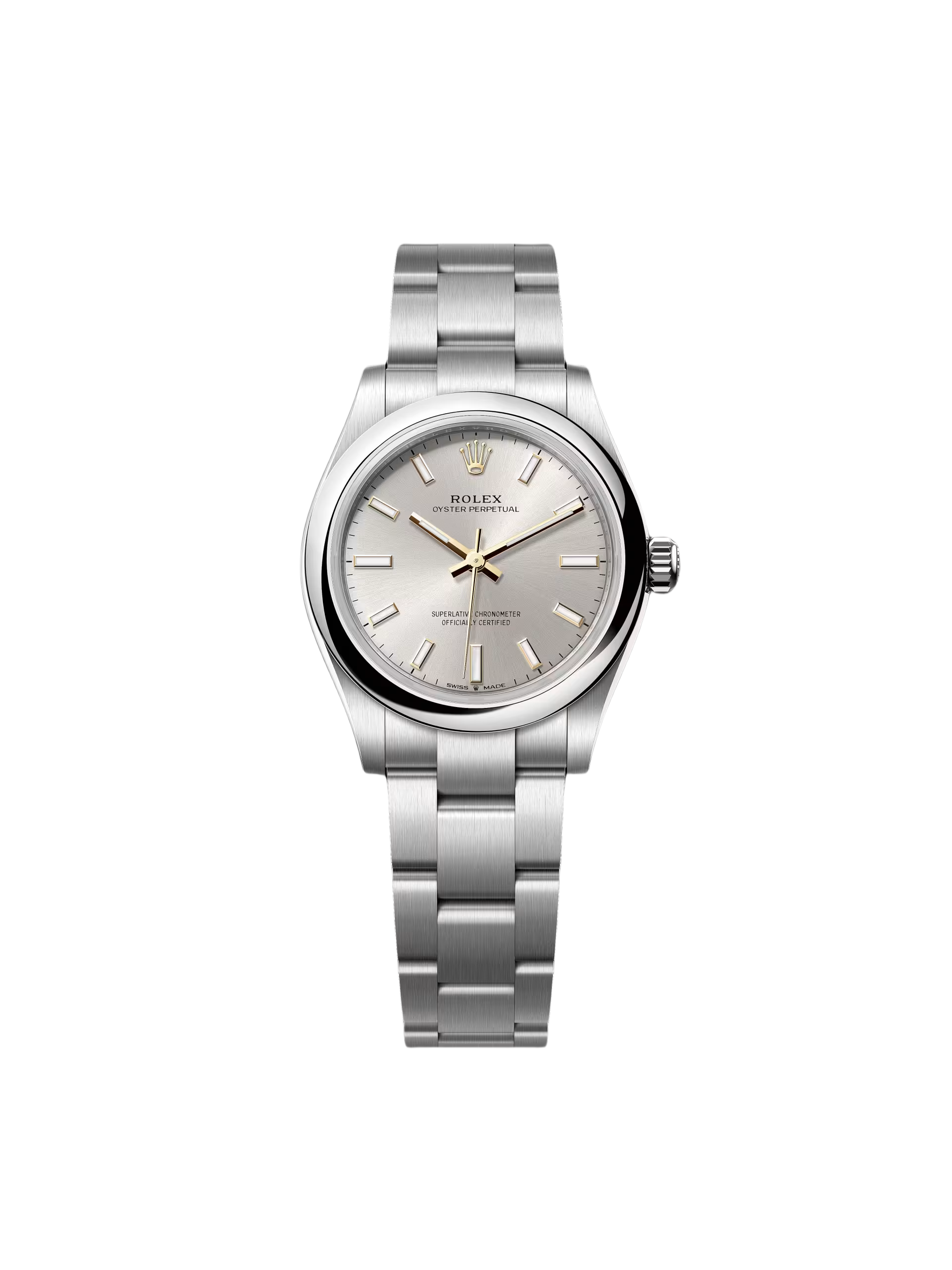【Super Clone】ROLEX Oyster Perpetual 31mm 277200-0001 Silver Dial Oyster Bracelet Watch