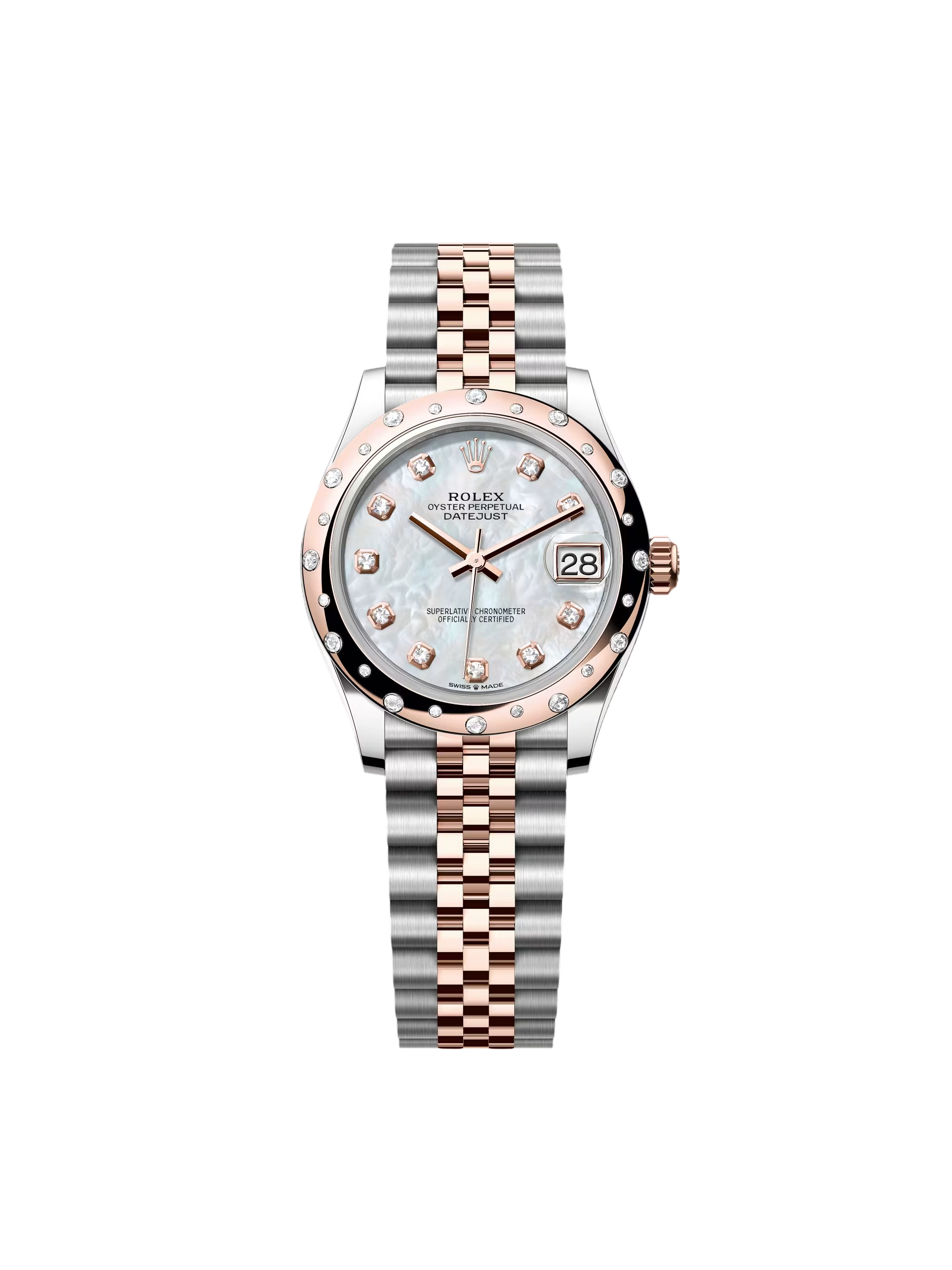 【Super Clone】ROLEX Datejust m278341-0025/0026 Mother-of-Pearl Dial 31mm Jubilee Bracelet