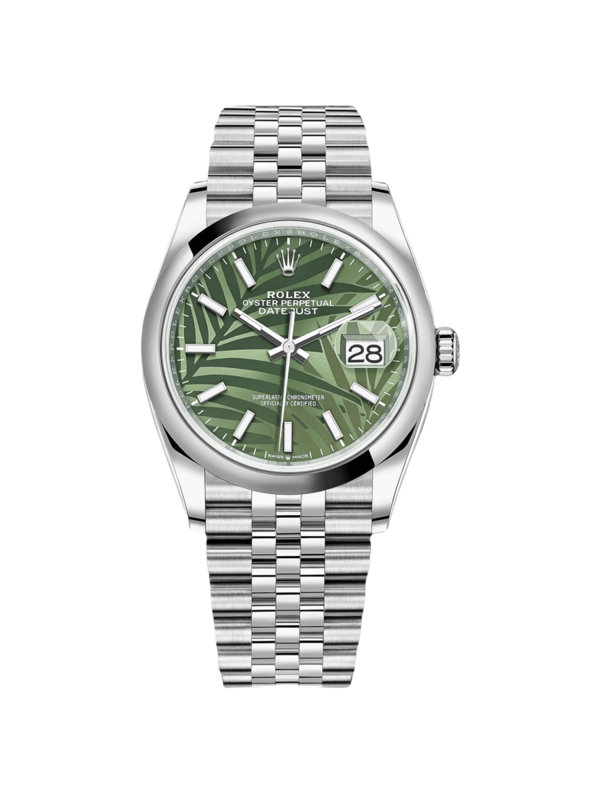 【Super Clone】ROLEX  Datejust 36mm 126200 Green Dial Watch