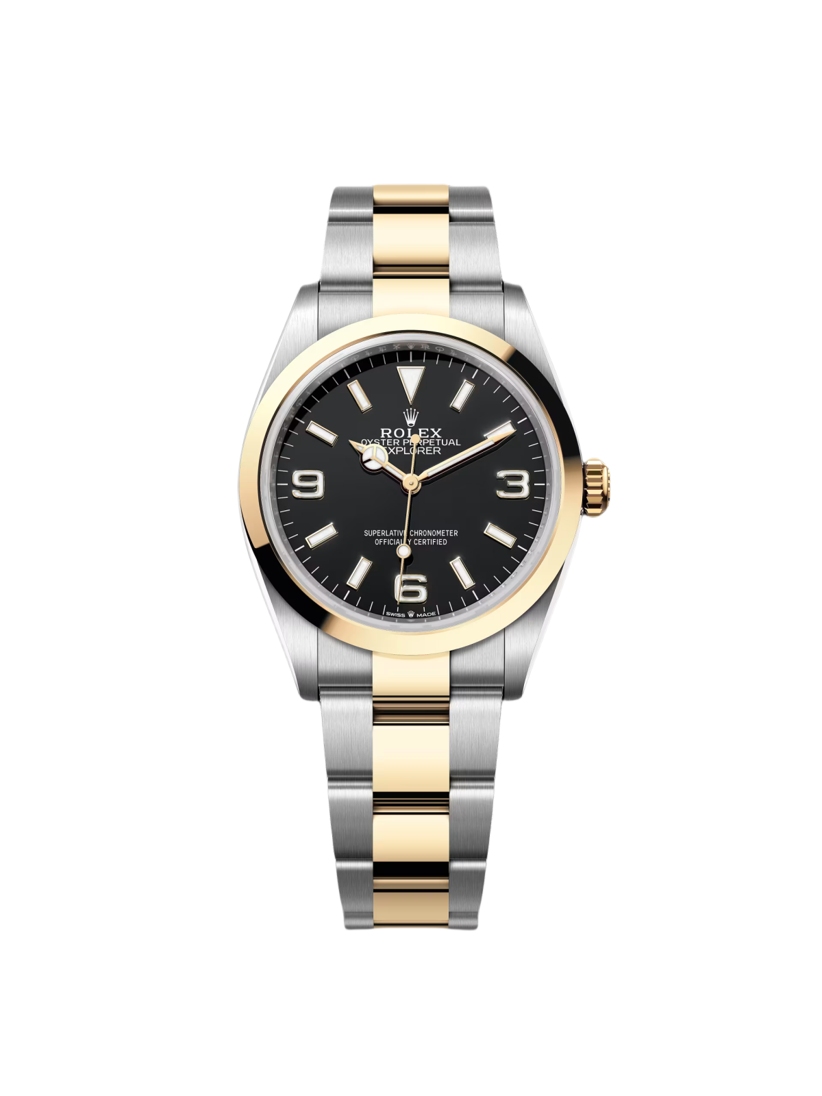 【Super Clone】ROLEX  Explorer 124273-0001 Black 36mm Men’s Watch