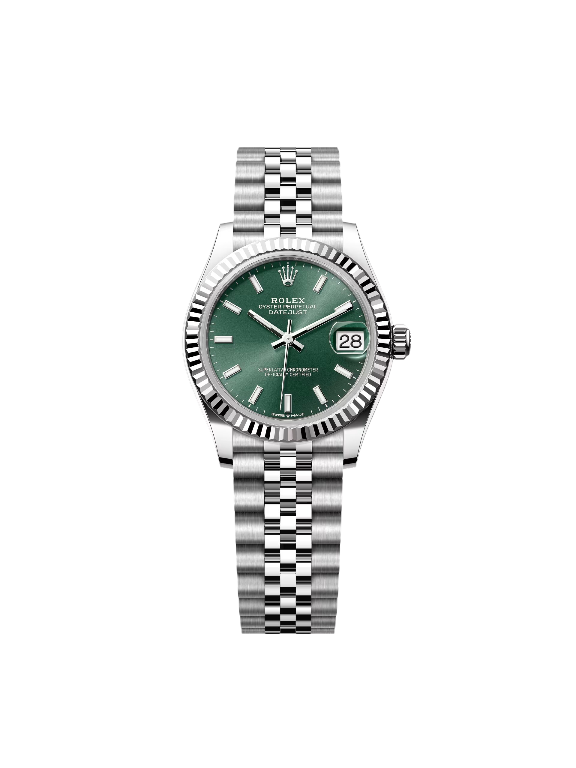 【Super Clone】ROLEX  Datejust m278274-0017/0018 Green Dial 31mm Oyster Watch