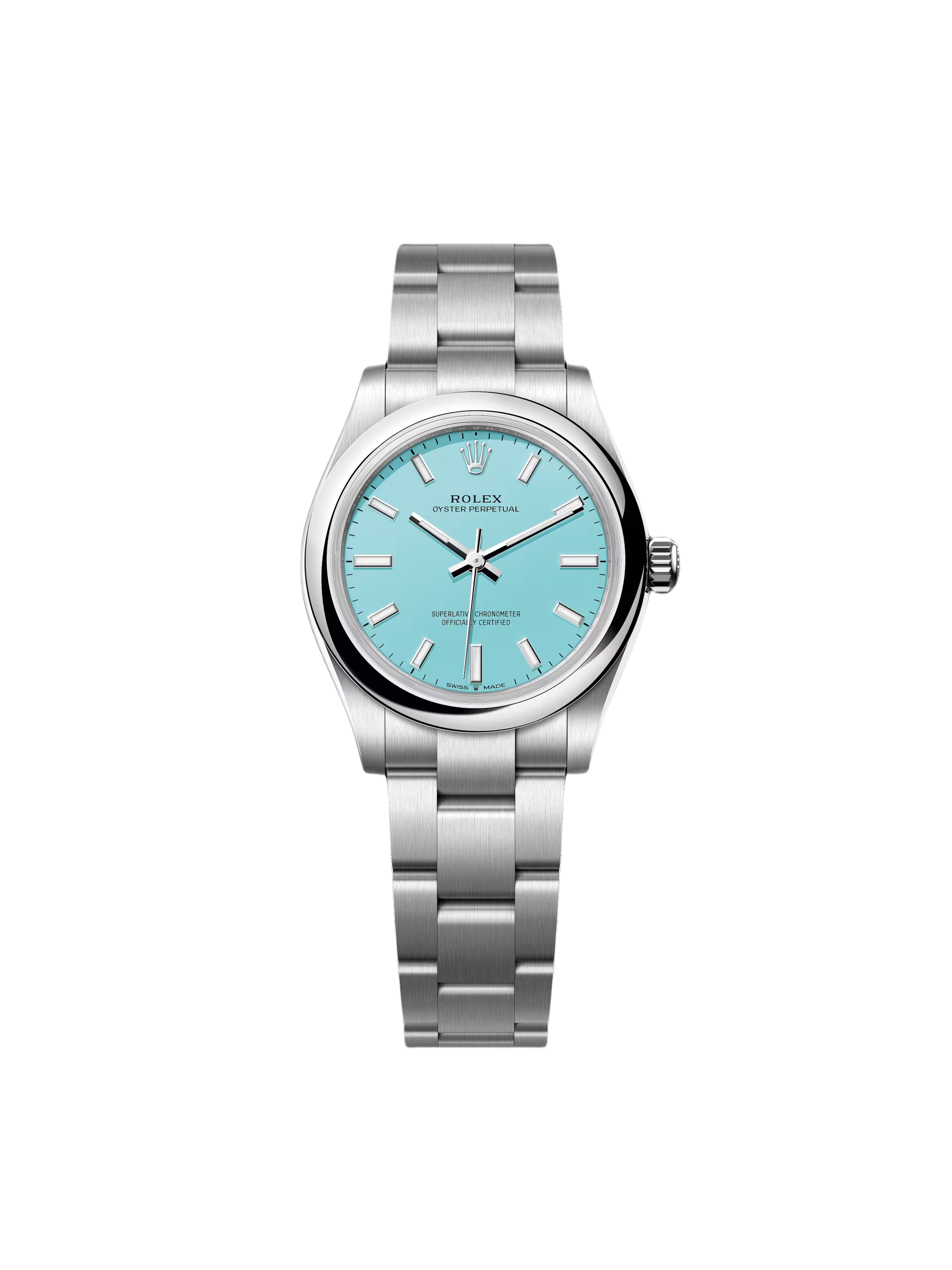 【Super Clone】ROLEX Oyster Perpetual 31mm 277200-0007 Turquoise Dial Oyster Bracelet Watch