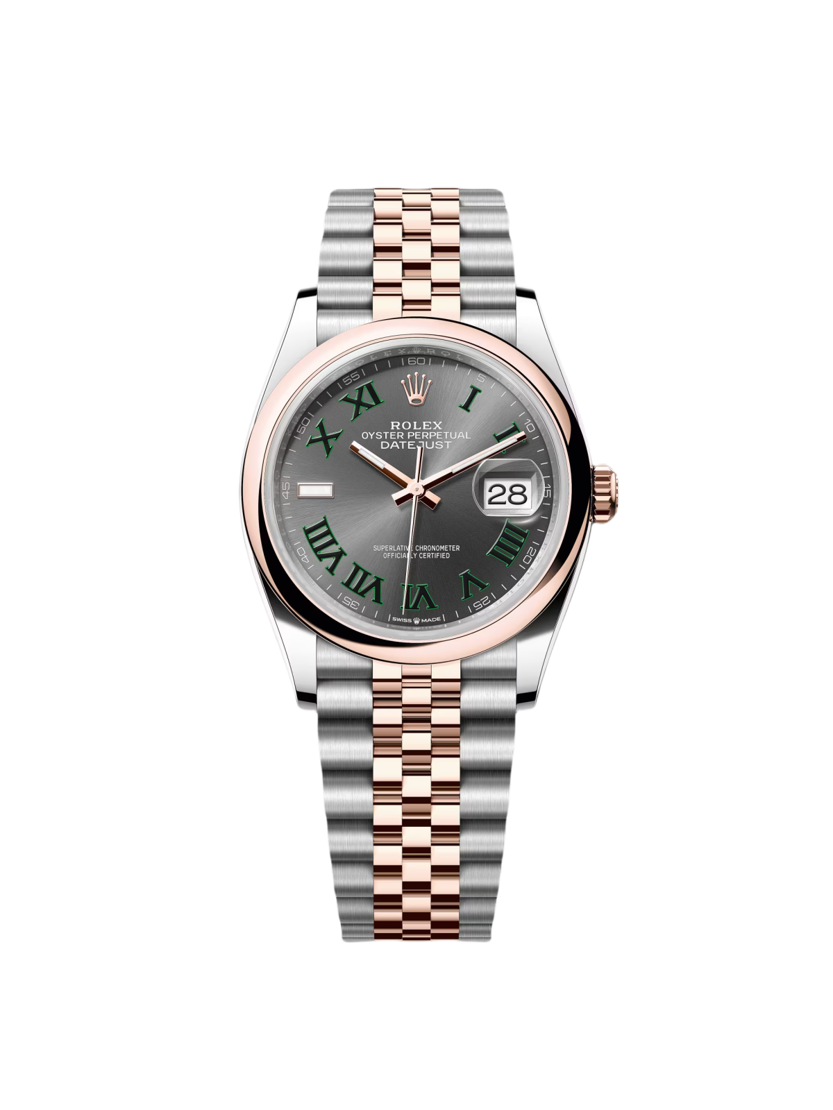 【Super Clone】ROLEX  Datejust 36mm 126201 Slate Dial Jubilee Bracelet Watch