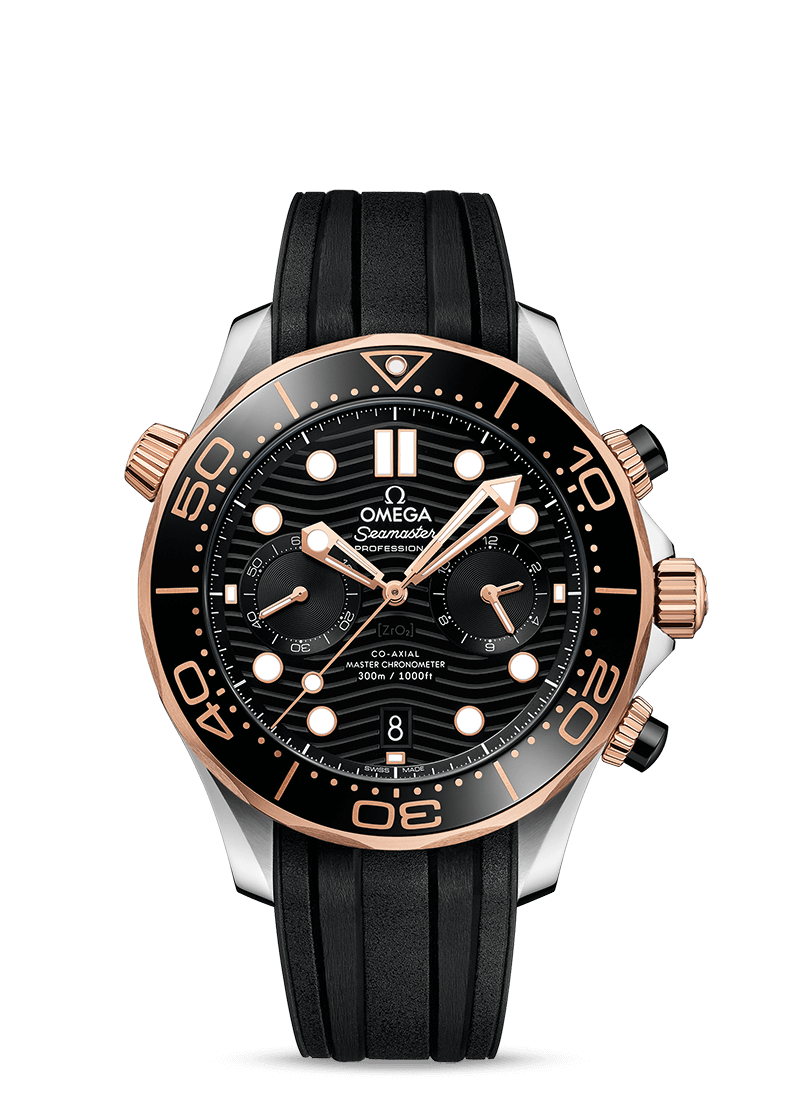 Seamaster Diver 300m CHRONOGRAPH Sedna™ Gold Black 44mm