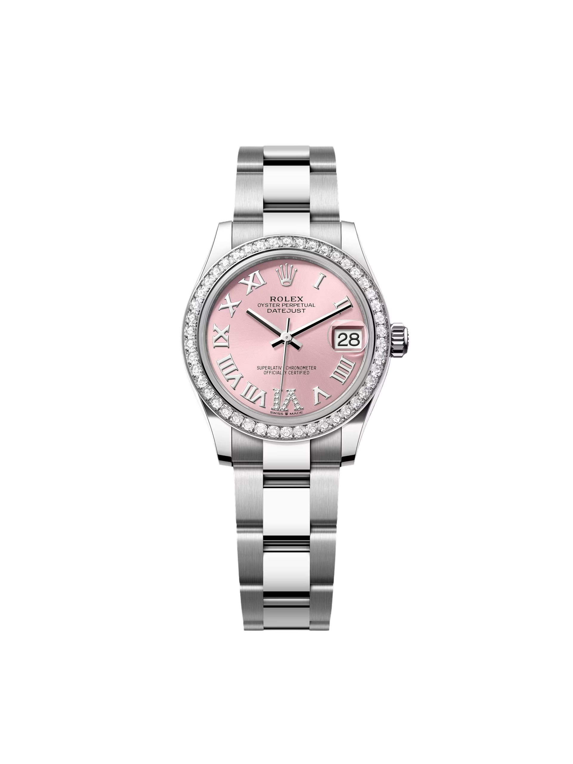 【Super Clone】ROLEX Datejust m278384RBR-0027/0028 Pink 31mm Dial Oyster Watch