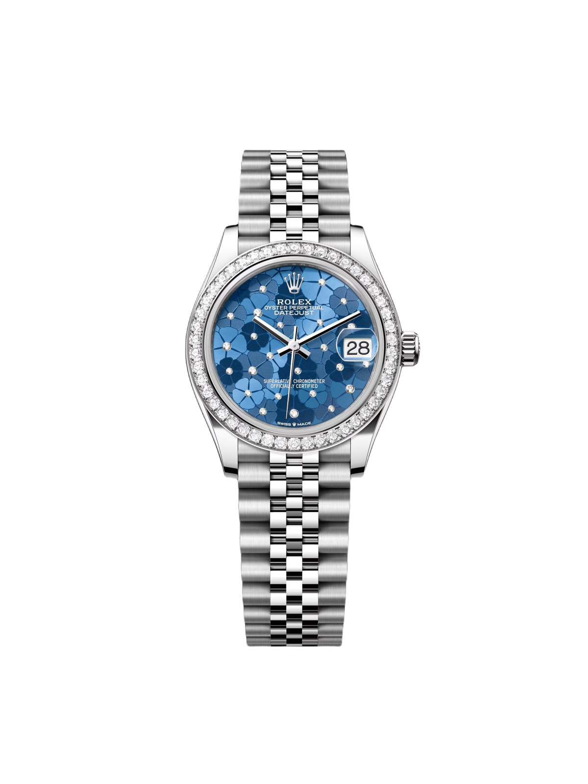 【Super Clone】RLX Datejust m278384RBR-0039/0040 Azzurro Blue 31mm Dial Oyster Watch