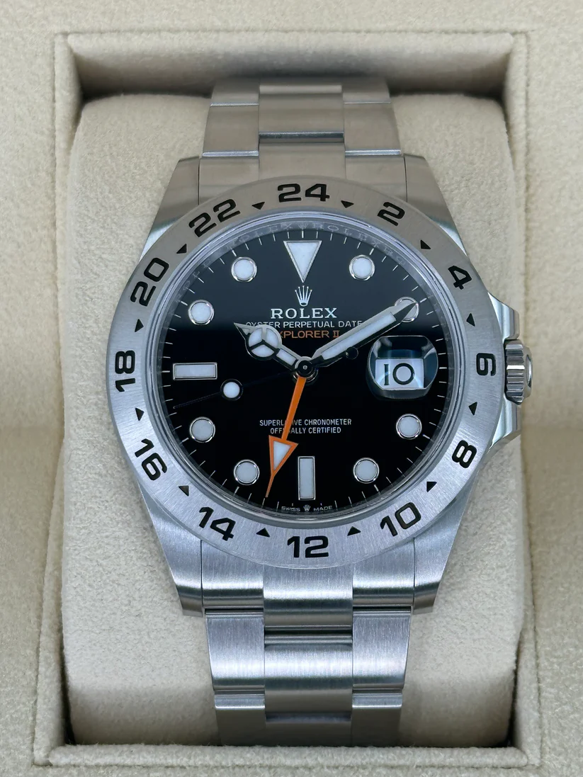 【Super Clone】ROLEX Explorer II 226570 Black 42mm Men’s Watch