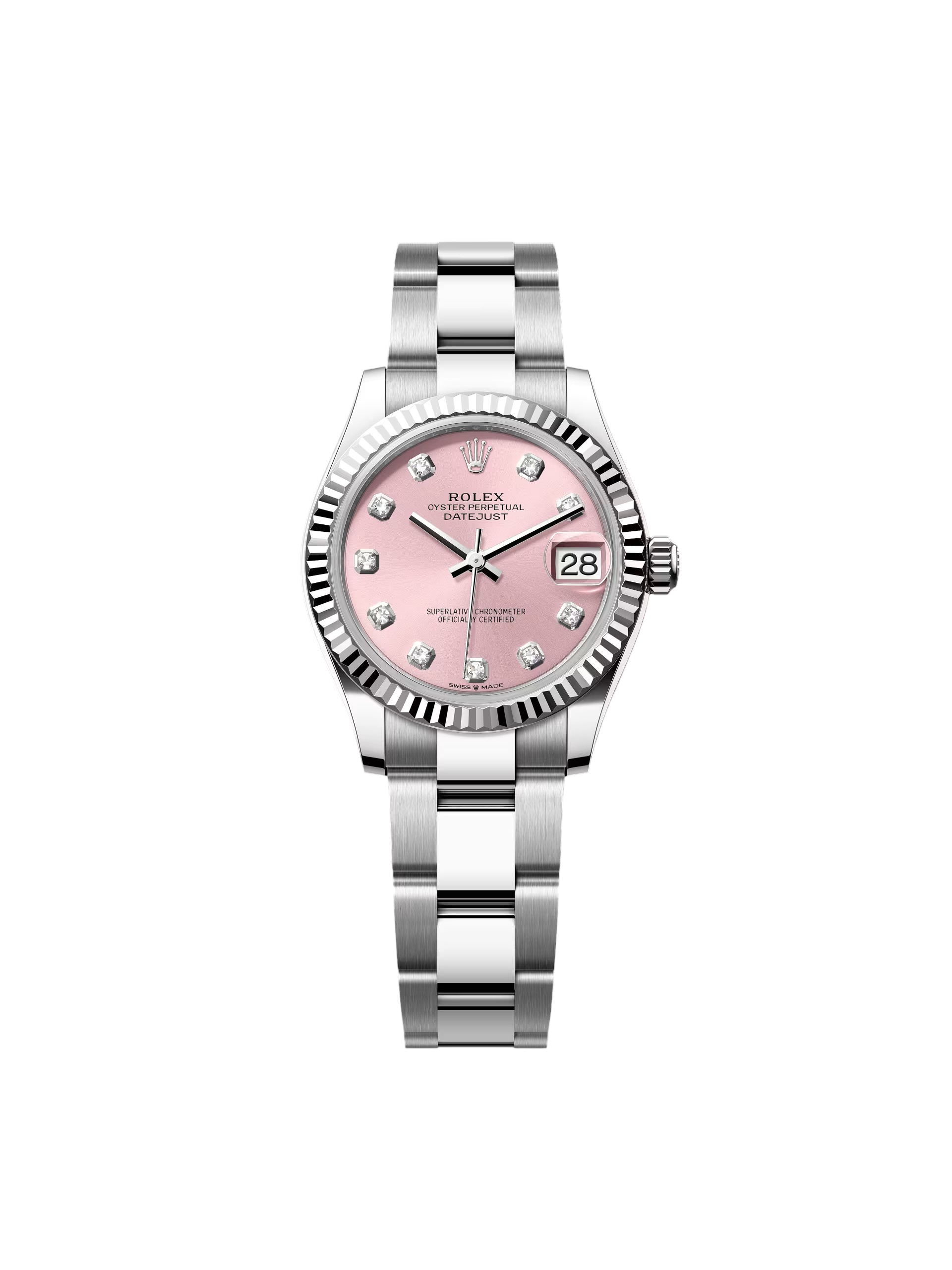 【Super Clone】ROLEX Datejust m278274-0031/0032 Pink 31mm Dial Oyster Watch