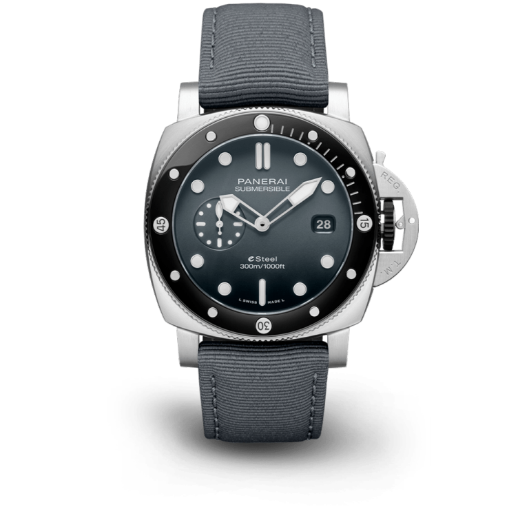 Submersible Gray QuarantaQuattro ESteel™ Grigio Roccia 44mm