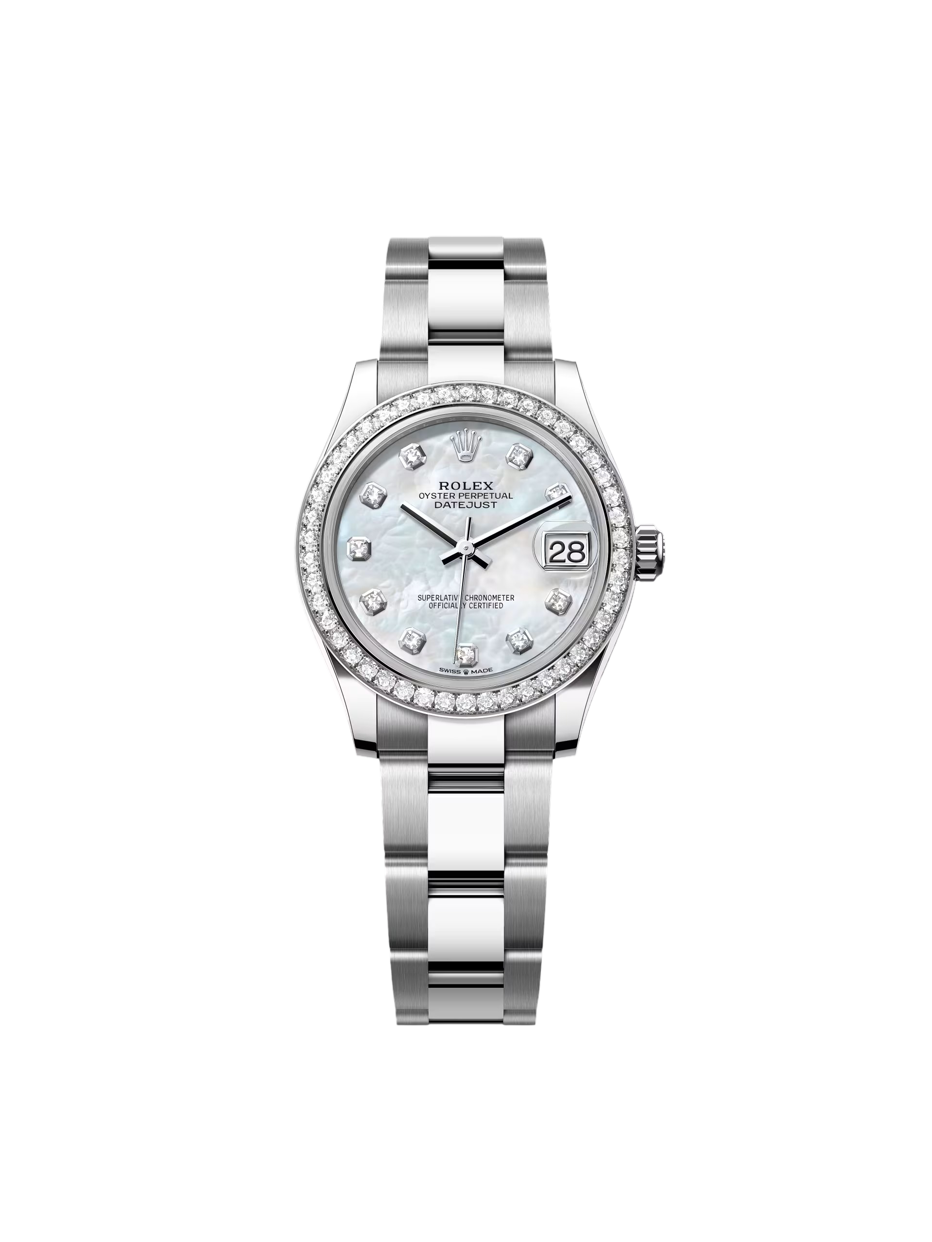 【Super Clone】RLX Datejust m278384RBR-0007/0008 Mother-of-Pearl 31mm Dial Oyster Watch