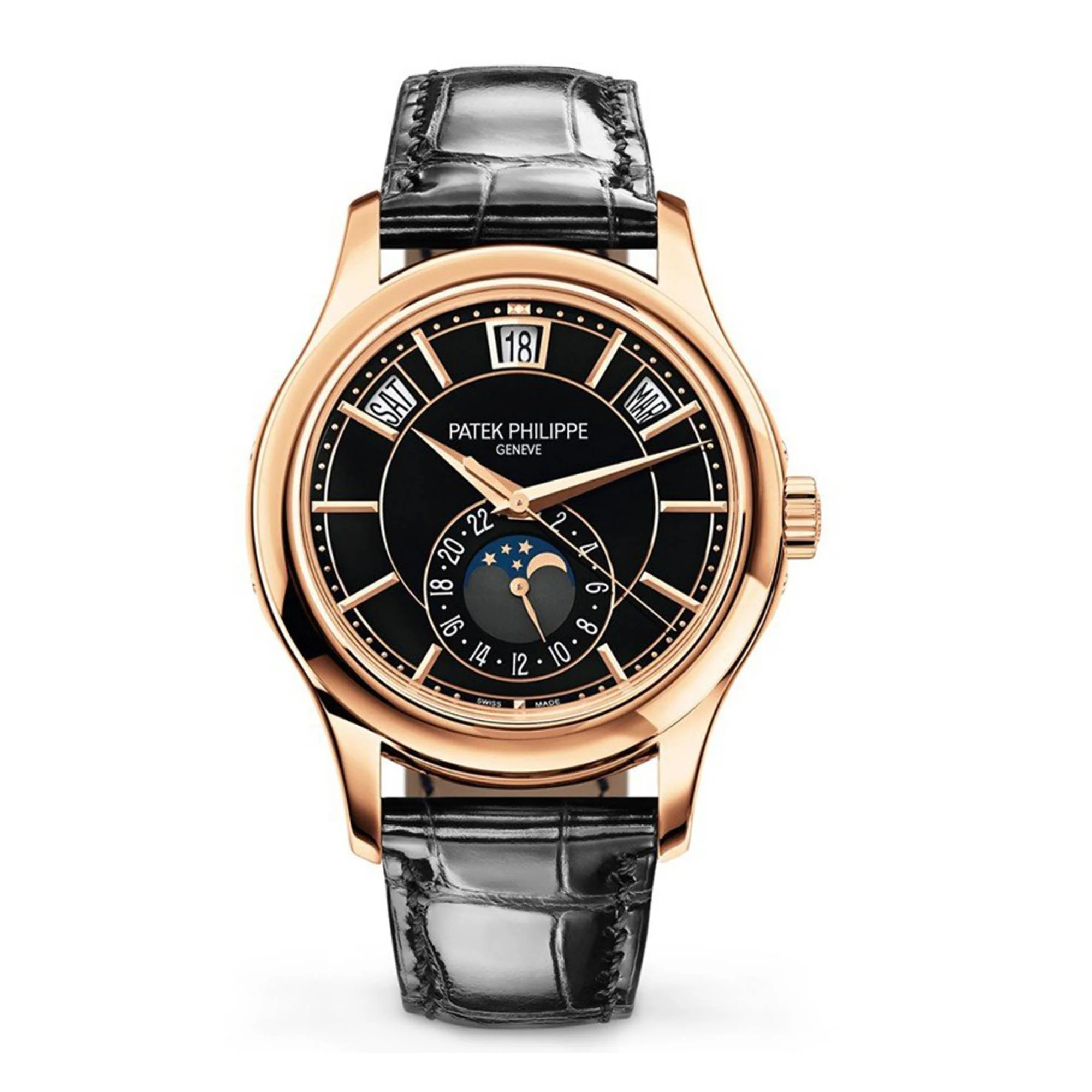 Patek Philippe Complications Silver Moon-Phase 5205R-010 40mm
