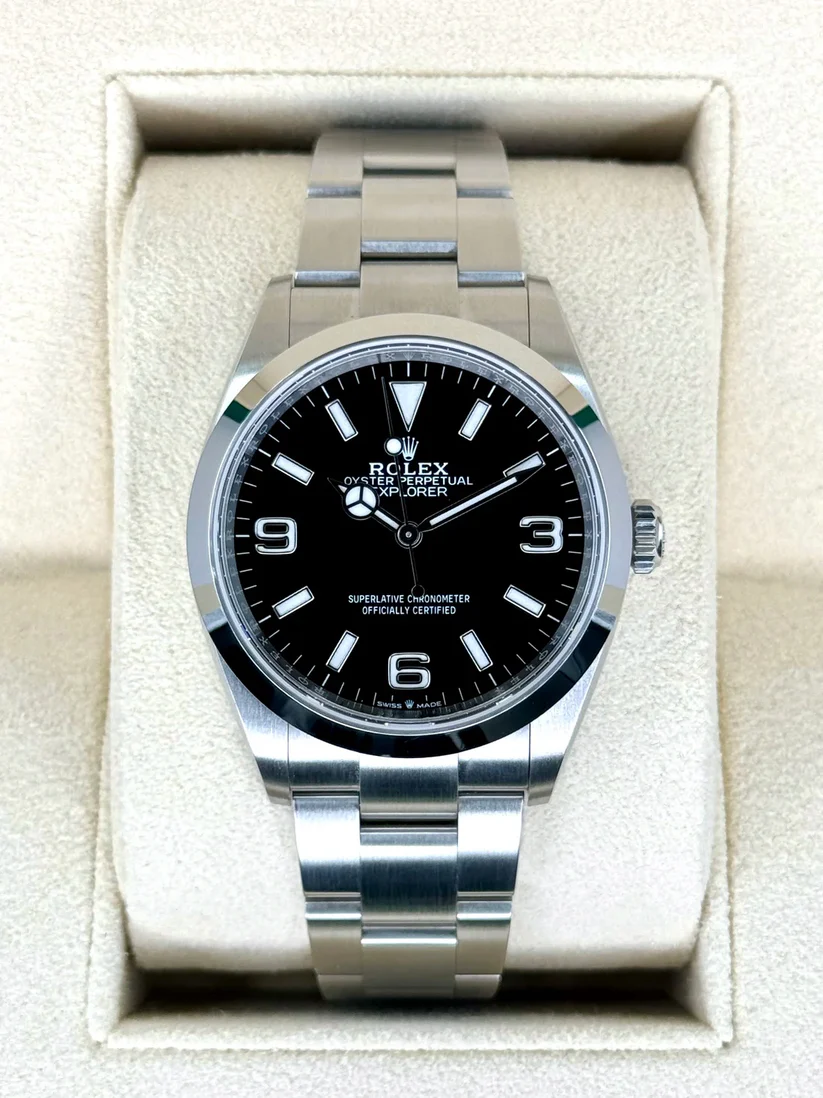 【Super Clone】ROLEX  Explorer 124270 Black 36mm Men’s Watch