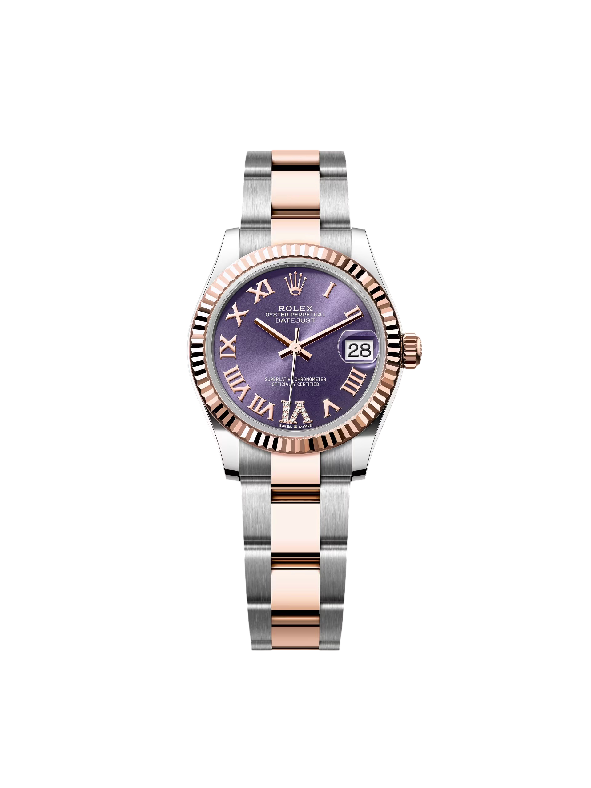 【Super Clone】ROLEX Datejust m278271-0019/0020 Aubergine 31mm Dial Oyster Bracelet Watch