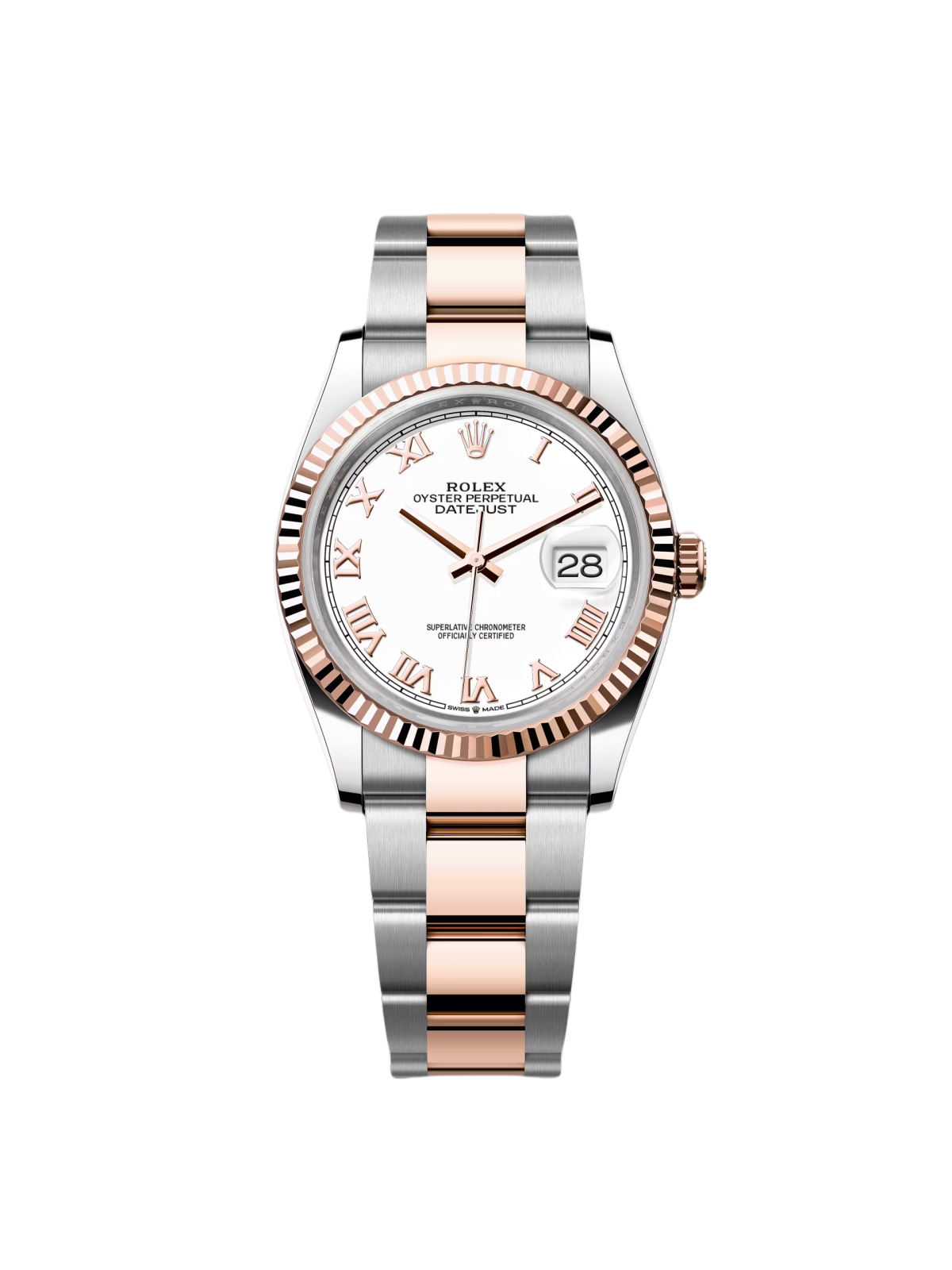 【Super Clone】ROLEX Datejust 36mm 126231 White Dial Oyster Bracelet
