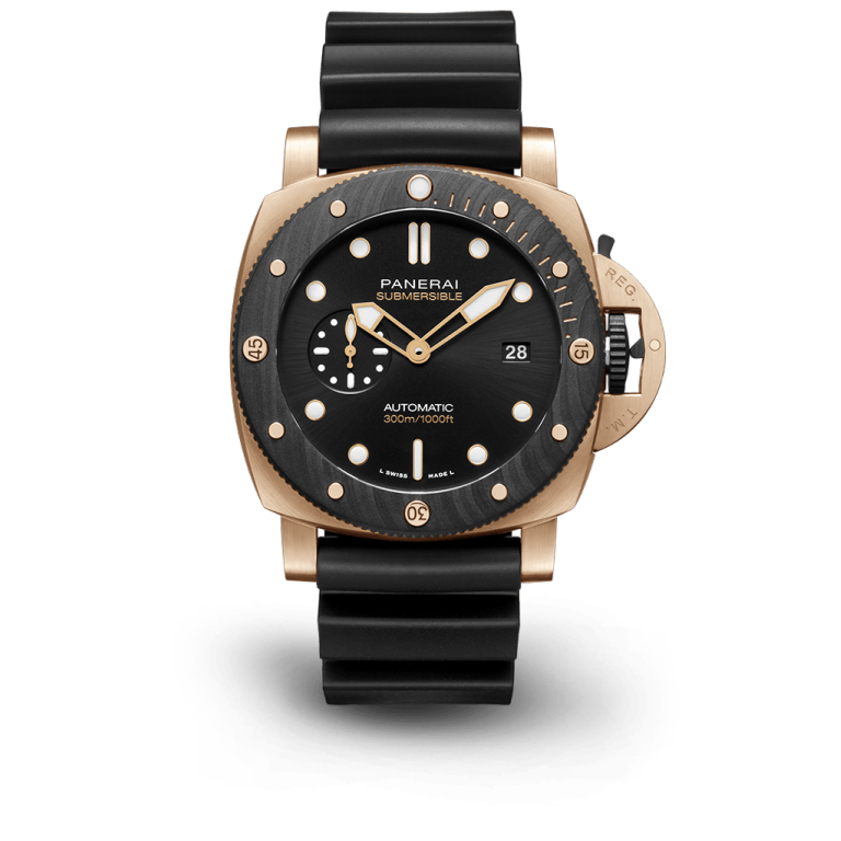 Submersible Black QuarantaQuattro Goldtech™ OroCarbo 44mm