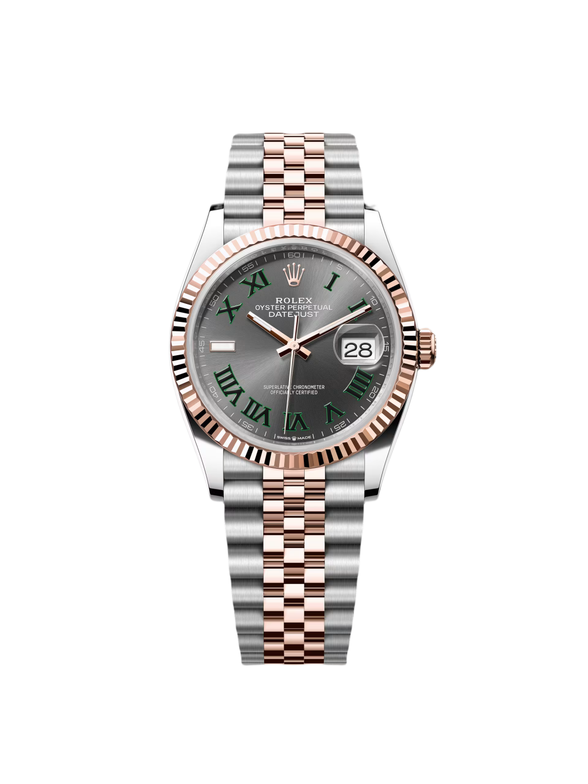 【Super Clone】ROLEX  Datejust 36mm 126231 Slate Dial Oyster Bracelet Watch
