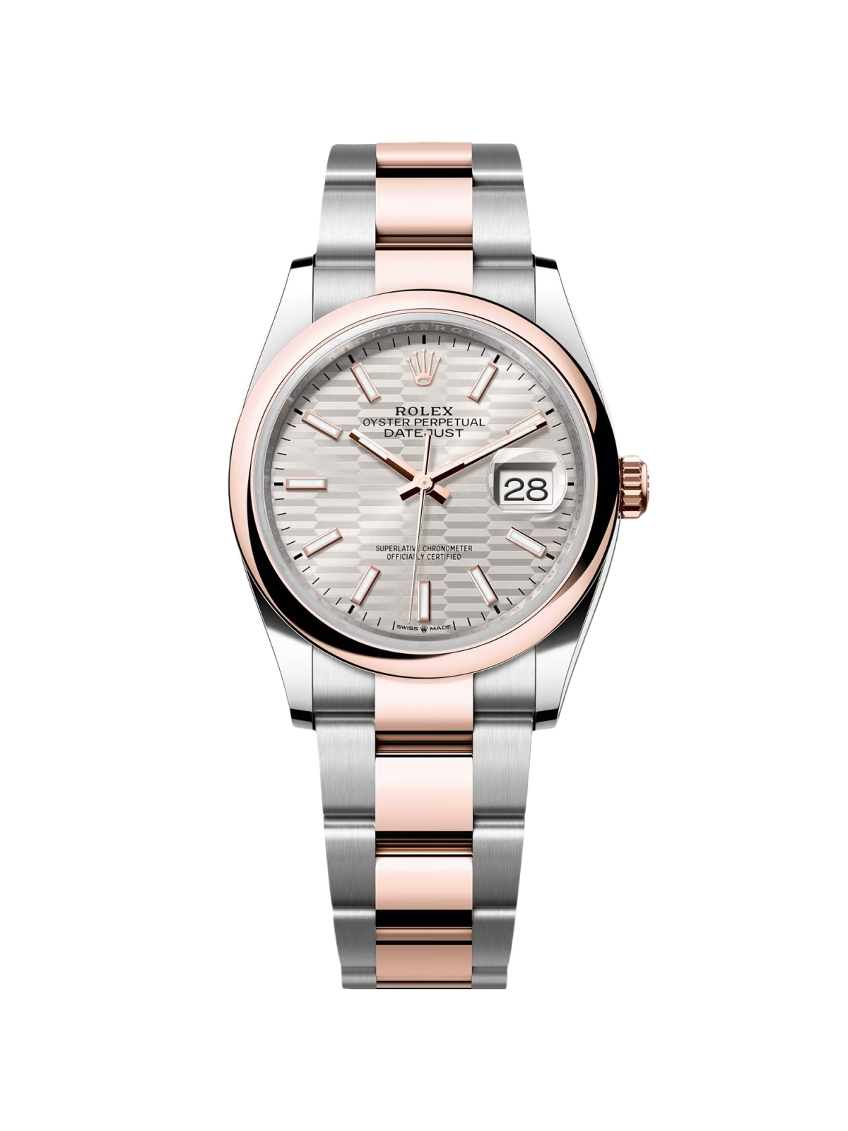 【Super Clone】ROLEX   Datejust 36mm 126201 Silver Dial Oyster Bracelet Watch