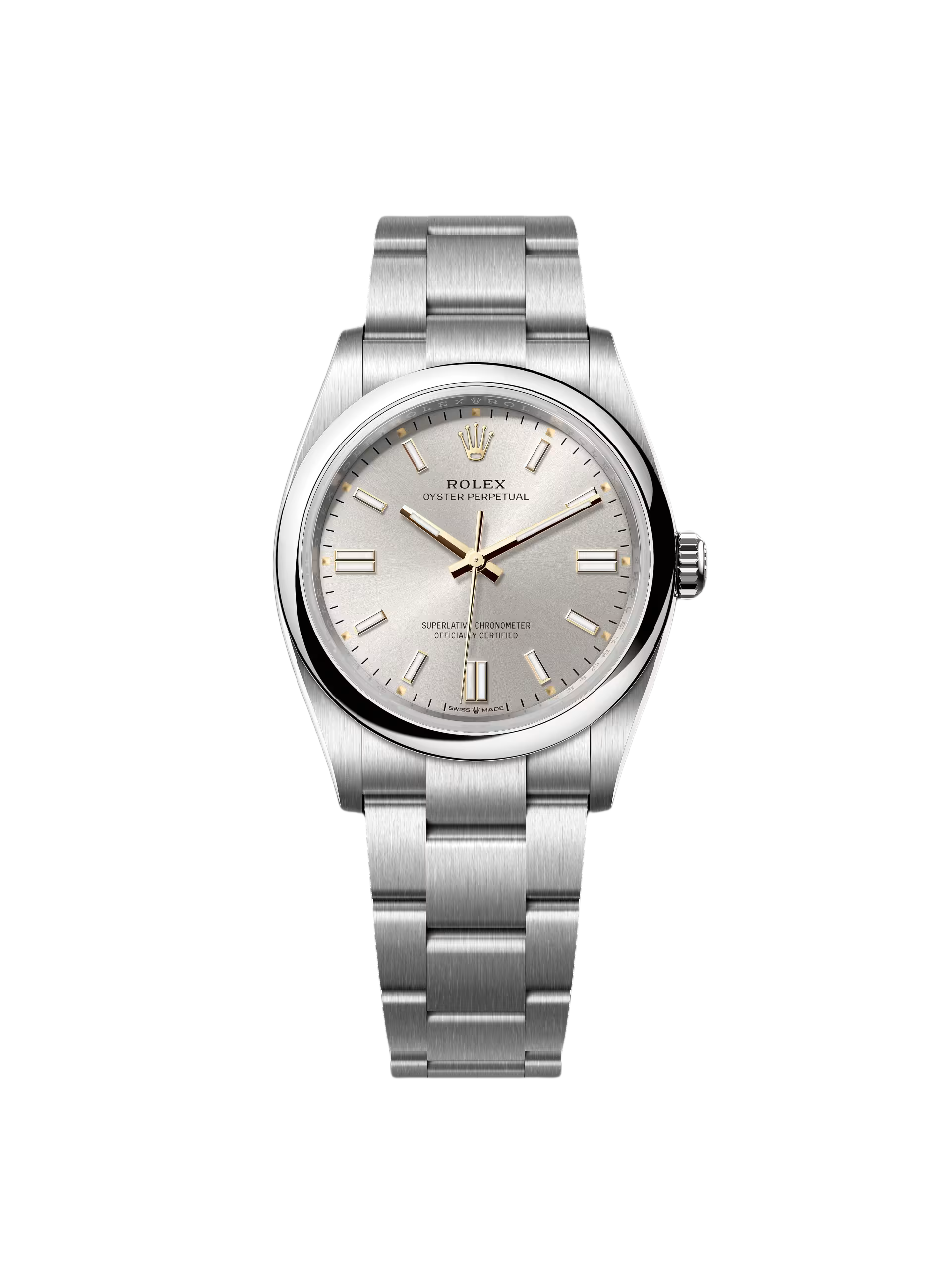【Super Clone】ROLEX Oyster Perpetual 36mm 126000-0001 Silver Dial Oyster Bracelet