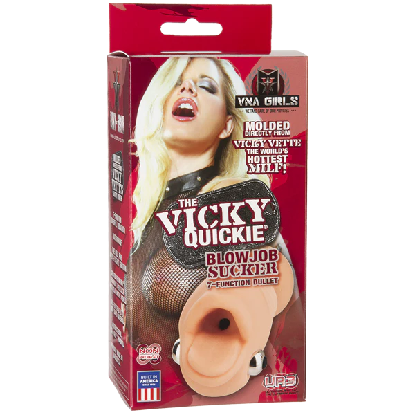 Signatures Strokers THE VICKY QUICKIE Vicky Vette MILF BLOWJOB SUCKER Vibrating Mouth Male Masturbator