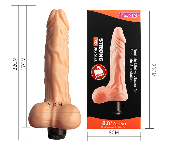 Wild Coach Silent, Super-Intense Vibrating Simulated Penis.