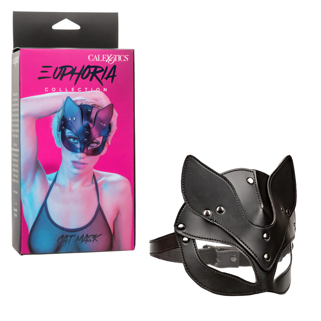 Euphoria Collection CAT MASK Vegan Leather Black
