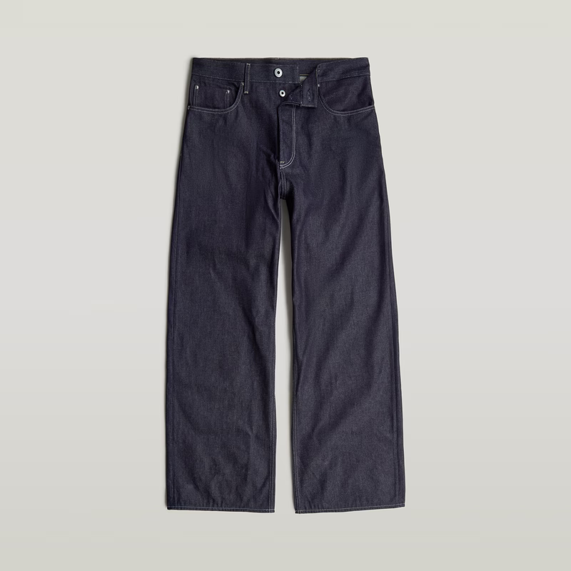 Long Pocket Loose Jeans