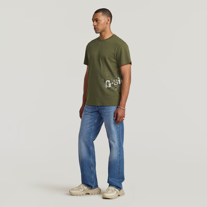 Sprayed Graphic T-Shirt