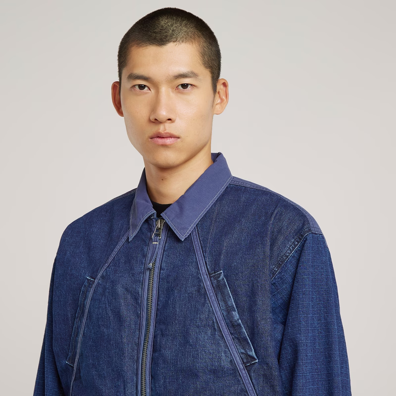 Mixed Coach Zip Jacket