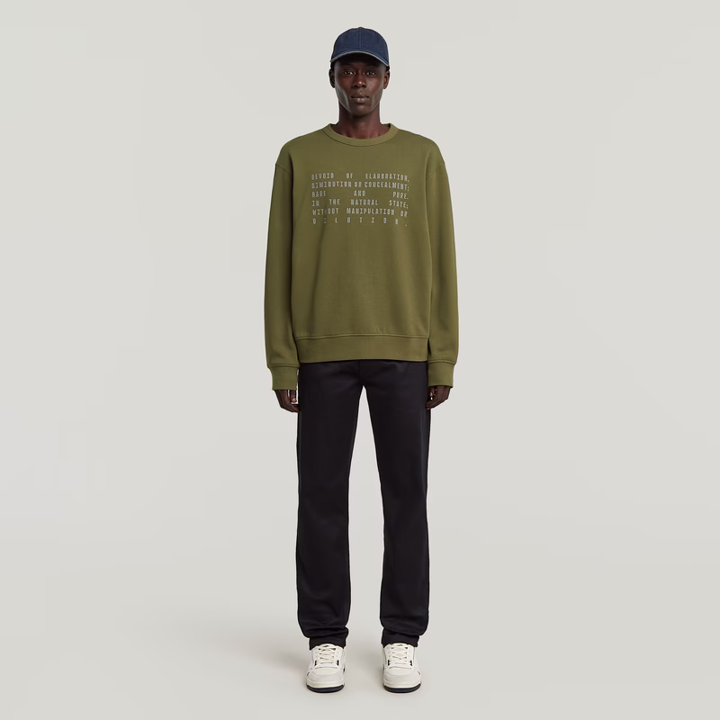 Text Graphic Sweater