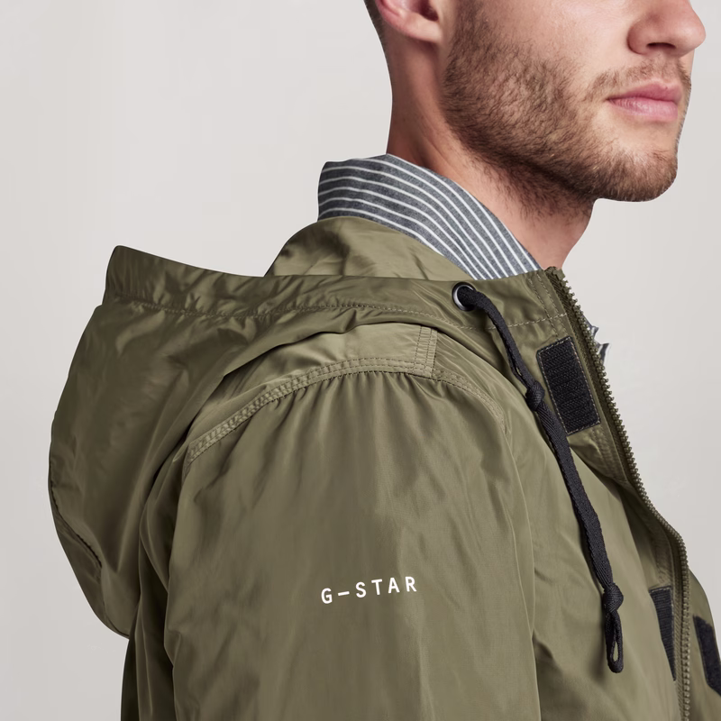 Sporty Hooded Jacket