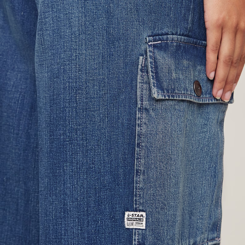 Mega Cargo Pants Denim