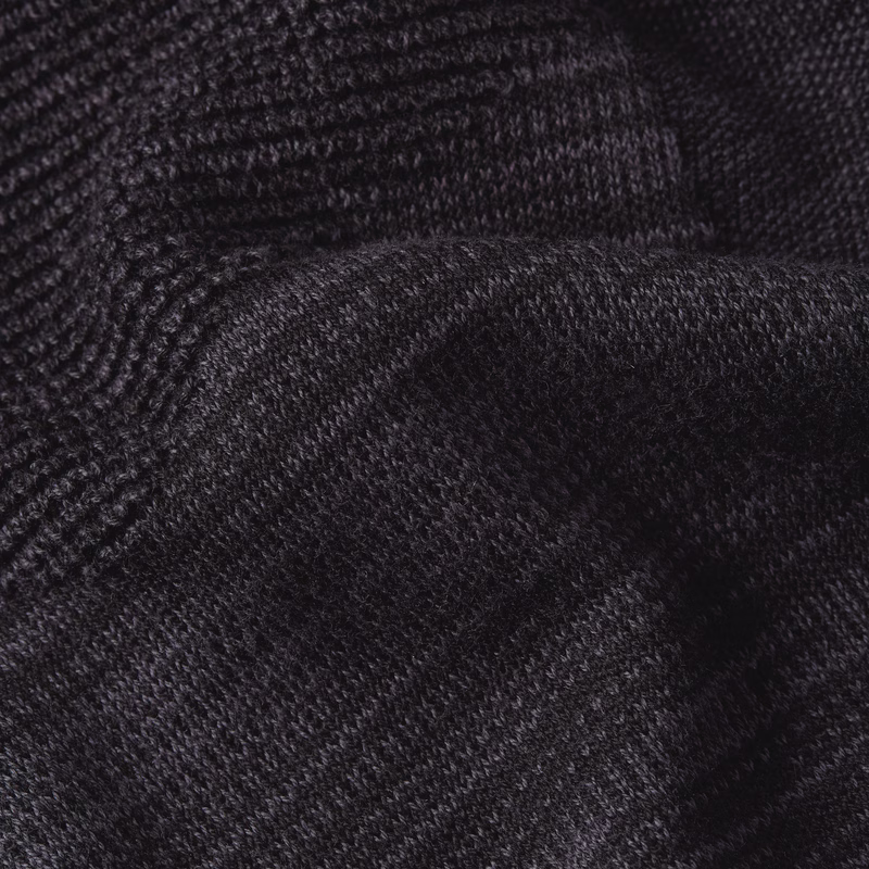 3D Biker Ribbed Knit Pullover