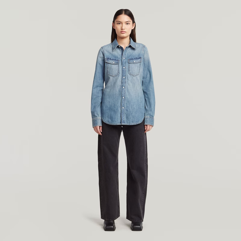 Slim Western Shirt