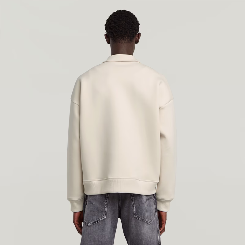Scuba Polo Collar Loose Sweater
