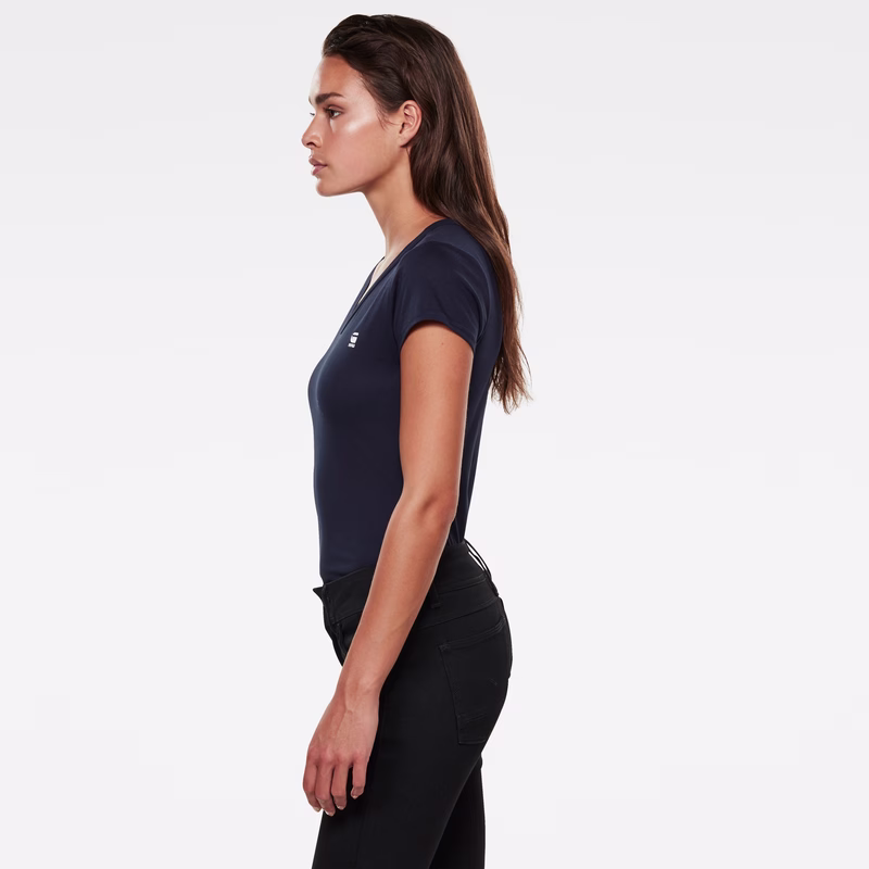 Slim V-Neck Top