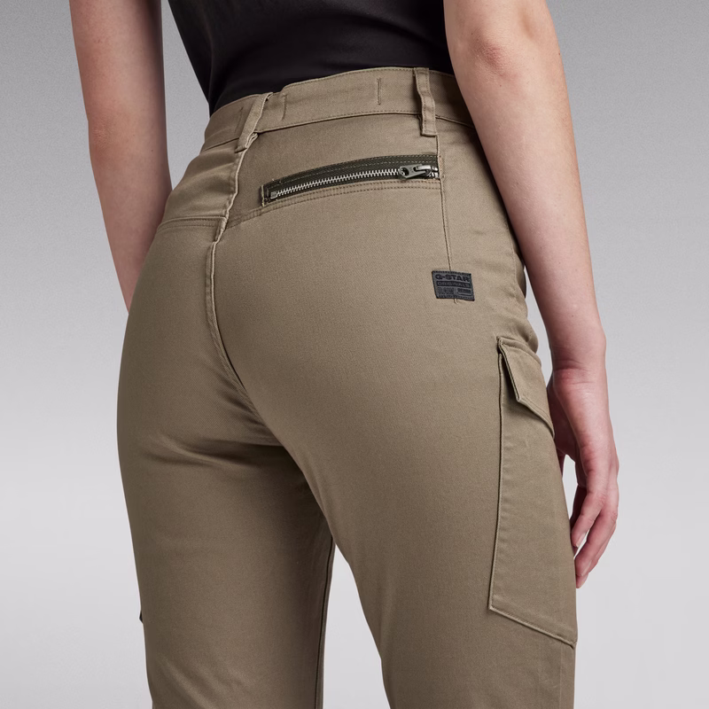 High G-Shape Cargo Skinny Pants