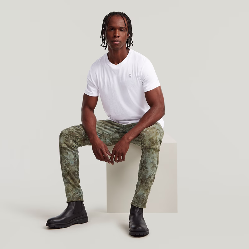 5620 3D Zip Knee Skinny Jeans
