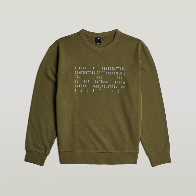 Text Graphic Sweater