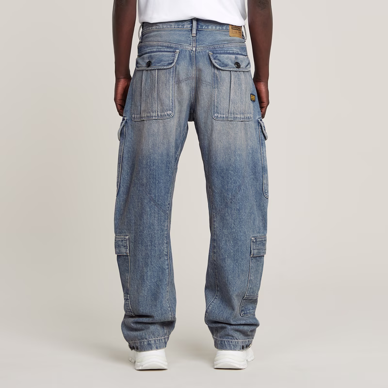 Bend 3D Cargo Loose Jeans