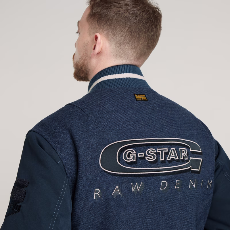 Varsity Wool Bomber